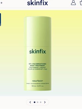 Skinfix KP + PsO Smoothing Body Treatment — AHA, BHA + niacimanide resurfacing